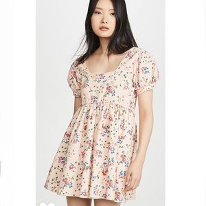 LOVESHACKFANCY Raleigh Dress Corduroy Floral Mini